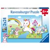 Ravensburger Dėlionė 2x24 vnt. - Vienaragis