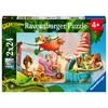 Giganotosaurus 2 x 24 Puzzle - RAVENSBURGER dėlionė