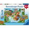 Ravensburger Dėlionė 2x24 vnt. - Pramogų parkas