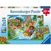 Ravensburger Dėlionė 2x24 vnt. - Pramogų parkas