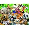 Ravensburger Dėlionė 300 vnt. - Egzotiškų gyvūnų asmenukė