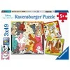 Ravensburger Dėlionė 3x49 vnt. - Disney personažai