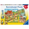 Ravensburger Dėlionė 3x49 vnt. - Atostogos kaime