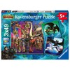 Ravensburger Dėlionė 3x49 vnt. - Kaip prisijaukinti slibiną 3