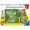 Ravensburger Dėlionė 3x49 vnt. - Džiunglių linksmybės