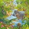 Ravensburger Dėlionė 3x49 vnt. - Džiunglių linksmybės