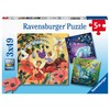 Ravensburger Dėlionė 3x49 vnt. - Fėjos