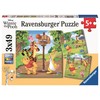 Ravensburger Dėlionė 3x49 vnt. - Mikė Pūkuotukas