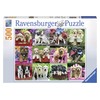 Ravensburger Dėlionė 500 vnt. - Šuniukai