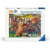 Ravensburger Dėlionė 500 vnt. - Mieli šuniukai sode