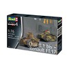 Revell plastikinis modelis Char. B.1 bis ir Renault FT.17 1:76