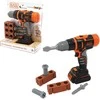 Black & Decker Juodas & Decker „Smoby Juodas & Decker Electronic Driller-CRUSTR“ su plyta