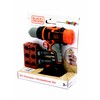 Black &amp; Decker Juodas &amp; Decker „Smoby Juodas &amp; Decker Electronic Driller-CRUSTR“ su plyta