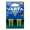 4x akumuliatorius R-03 R03 AAA 800 mAh Varta Ready2use