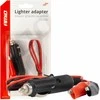 Automobilio maitinimo lizdo adapteris su „krokodilo“ gnybtu 12/24V, 60 cm, AMIO-03802