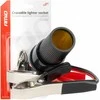 Adapteris į žiebtuvėlio lizdą 12V/24V, krokodilo tipo, 15 cm AMIO-03803