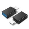 „Maclean“ OTG adapteris, USB A į USB C, juodas, MCE470