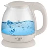 Adler AD 1283 kremas Stiklinis virdulys 1,0l
