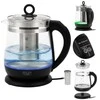 Adler | Virdulys | AD 1299 | Electric | 2200 W | 1.5 L | Glass | 360° rotational base | Juodas