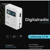 Adler | Digital Radio - PLL AM/FM | AD 1908 | Alarm function | Baltas/Juodas