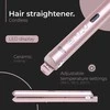 Adler Cordless Plaukų tiesintuvas | AD 2327 | Ceramic heating system | Ekranas LED | Temperature (min) 160 °C | Temperature (max) 220 °C | Rožinė