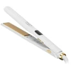 Adler AD 2330 baltas Plaukų tiesinimo žnyplės keramikinė, 5 temperatur 150?230°c, ruchome płytki 25 x 110 mm, wyświetlacz led,