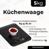 Virtuvinės svarstyklės Adler virtuvės svarstyklės | AD 3183b | Graduacija 1 g | Juodas