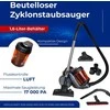 Adler Cyclone dulkių siurblys | AD 7065 | Be maišelio | Galia 700 W | Dulkių talpa 1,6 L | Juodas/Raudona