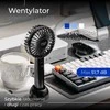 Ventiliatorius Adler Mini USB Fan | AD 7338 | Desk Fan | Diameter 7 cm | Greičių skaičius 3 | Juodas