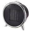 Adler | Fan Heater | AD 7742 | Ceramic | 1500 W | Number of power levels 2 | Juodas/Sidabrinis