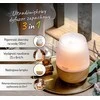 Drėkintuvas Adler | Ultragarsinis aromatų difuzorius | AD 7967 | Ultragarsinis | Tinka kambariams iki 25 m² | Brownas/Baltas