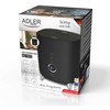 Adler | AD 7972 | Drėkintuvas | 23 W | Vanduo bako talpa 4 L | Tinka kambariams iki 35 m² | Ultragarsinis | Drėkinimo pajėgumas 150-300 ml/val | Juodas