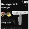 Virtuvinės svarstyklės Adler | Kelionių bagažo svarstyklės | AD 8191 | Didžiausias svoris (keliamoji galia) 50 kg | Tikslumas 10 g | Pilkas