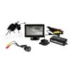Amio Parkavimo pagalbos sistema TFT01 4,3" su HD 315 LED kamera, 4 balti jutikliai 22 mm