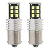 LED lemputės canbus 2835 15smd 1156 ba15s p21w r10w r5w baltas 12v 24v amio-01293