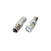 Amio LED lemputės P21/5w su lęšiu | 12-24v BAY15d CANBUS