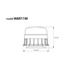 LED įspėjamoji lempa WAR11M 39 LED R65 R10 12V 24V AMIO-01500