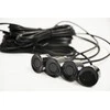 Parkavimo pagalbos sistema LED, 4 juodi jutikliai 22 mm AMIO-01565