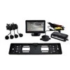 Amio Parkavimo pagalbos sistema TFT01 4,3" su CAM-402 LED kamera, 4 juodi jutikliai GOLD