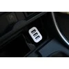 Amio Automobilinis telefono įkroviklis 3xUSB baltas PCH-03