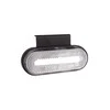 Gabaritinis LED žibintas AMiO OM-01-W ovalus, baltas