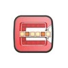 AMiO RCL-08-LR kvadratinis LED galinis žibintas