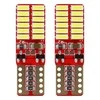 Żarówki led canbus 24smd 4014 t10e w5w baltas 12v 24v amio-01287