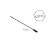 Automobilinė antena su 4 adapteriais, ANTM06 AMIO-01508