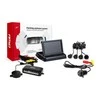 Amio Parkavimo pagalbos sistema 4,3 TFT02 su FLIP-UP CAM-305 LED kamera, 4 juodi jutikliai GOLD 18 mm