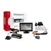 Amio Parkavimo pagalbos sistema TFT01 4,3" su HD-307-IR kamera, 4 sidabro spalvos jutikliai 22 mm
