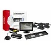 Amio Parkavimo pagalbos sistema TFT01 4,3" su HD-402-LED kamera, 4 juodi jutikliai, sunkvežimiams