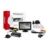 Amio Parkavimo pagalbos sistema TFT01 4,3" su HD-305 LED kamera, 4 sidabro spalvos jutikliai 28 mm