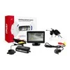 Amio Parkavimo pagalbos sistema TFT01 4,3" su HD-305 LED kamera, 4 balti jutikliai 28 mm