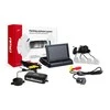 Amio Parkavimo pagalbos sistema TFT02 4,3" su HD-308-LED kamera, 4 sidabro spalvos jutikliai